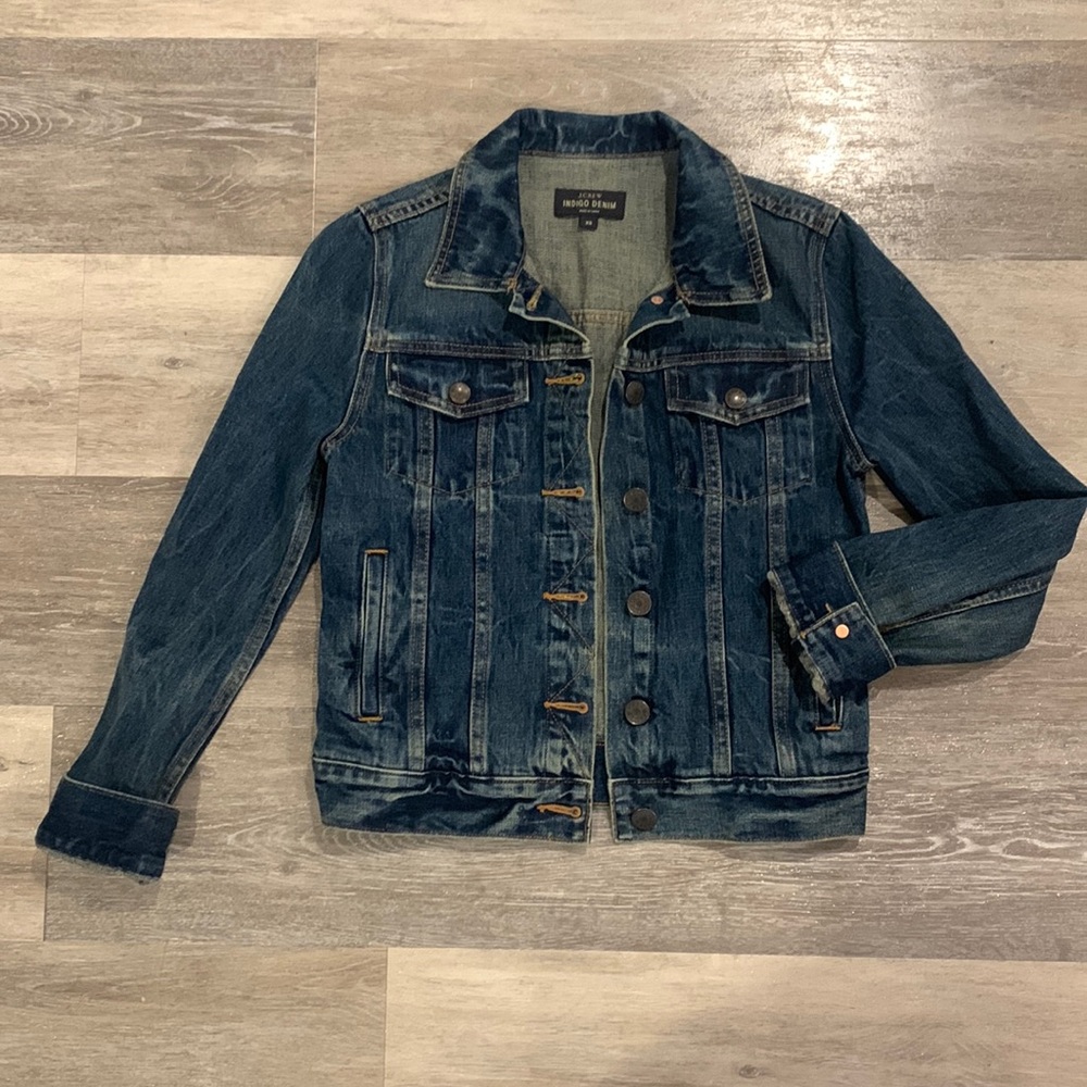 J. Crew indigo denim jacket size XS